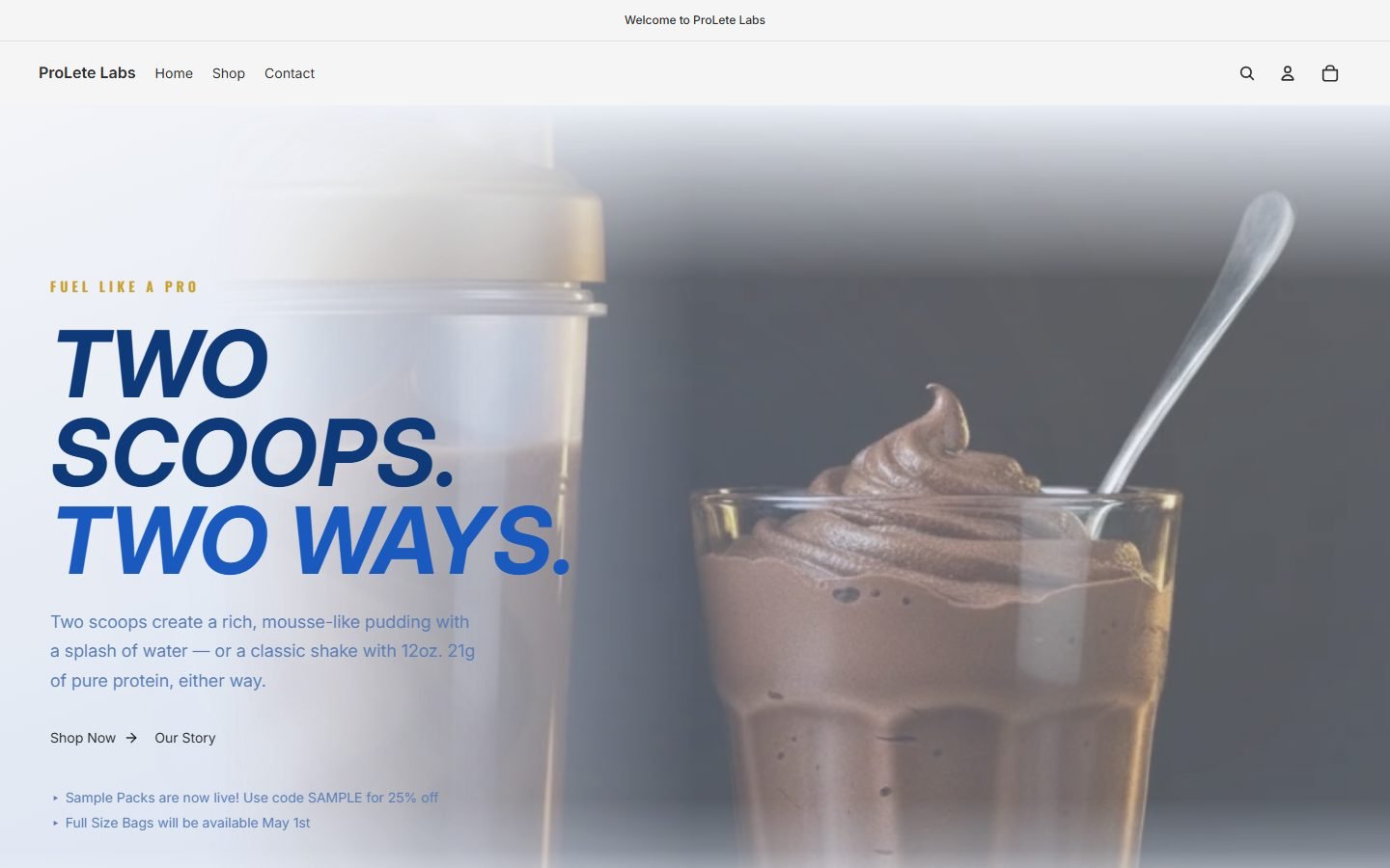 Athletic Performance Shopify Build