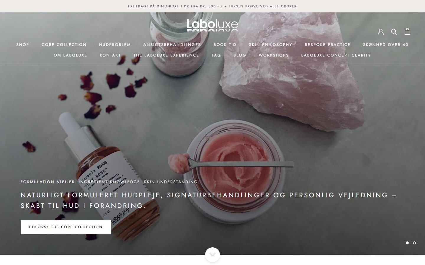 Danish Luxury Skincare Store