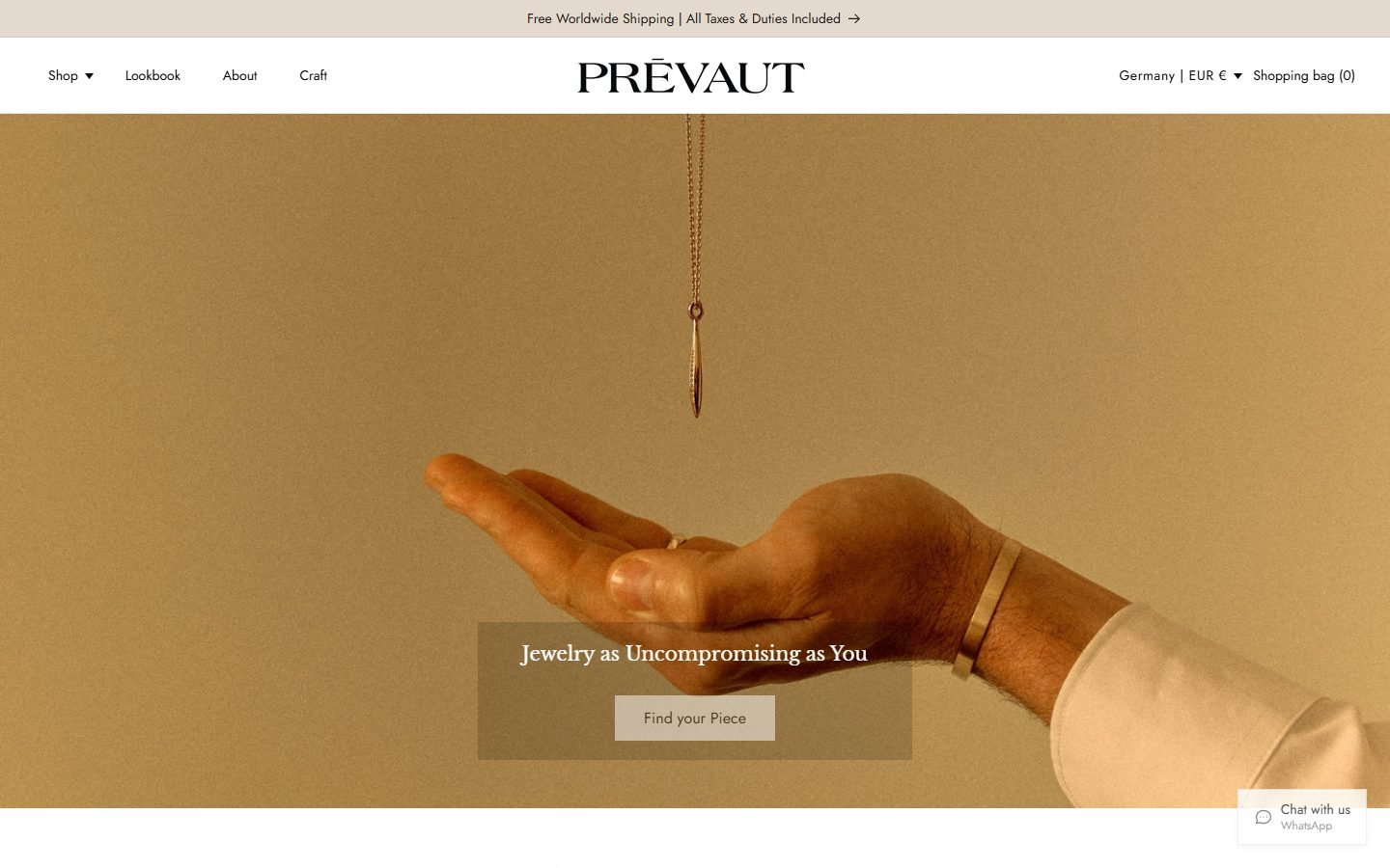 Men's Handcrafted Jewelry Atelier