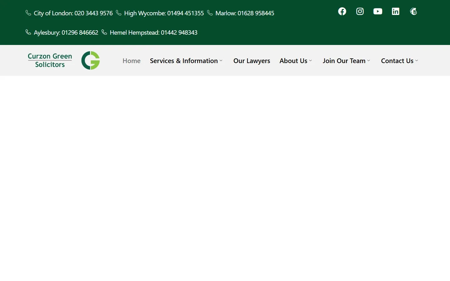 UK Solicitors Practice Website — WordPress Development case study screenshot