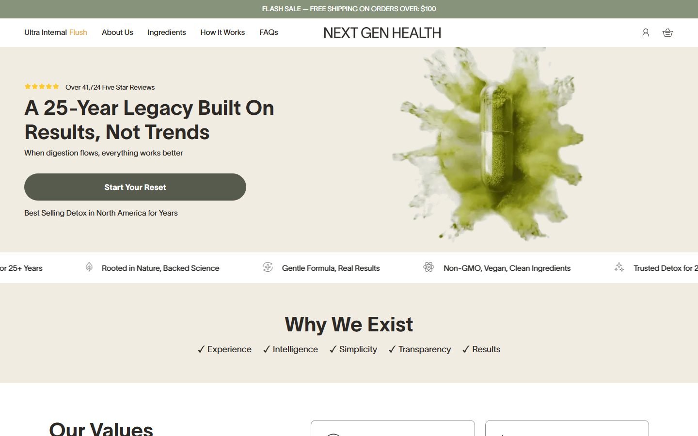 Wellness Supplement Shopify Build